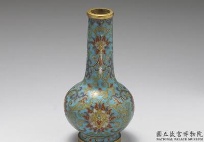 图片[2]-Copper vase in cloisonne enamels, Qing dynasty, Qianlong reign (1736-1795)-China Archive